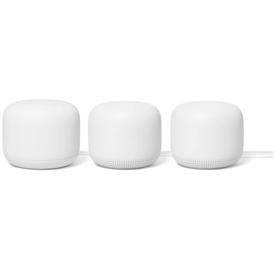 Google Nest Wifi Router + 2 x Point White
