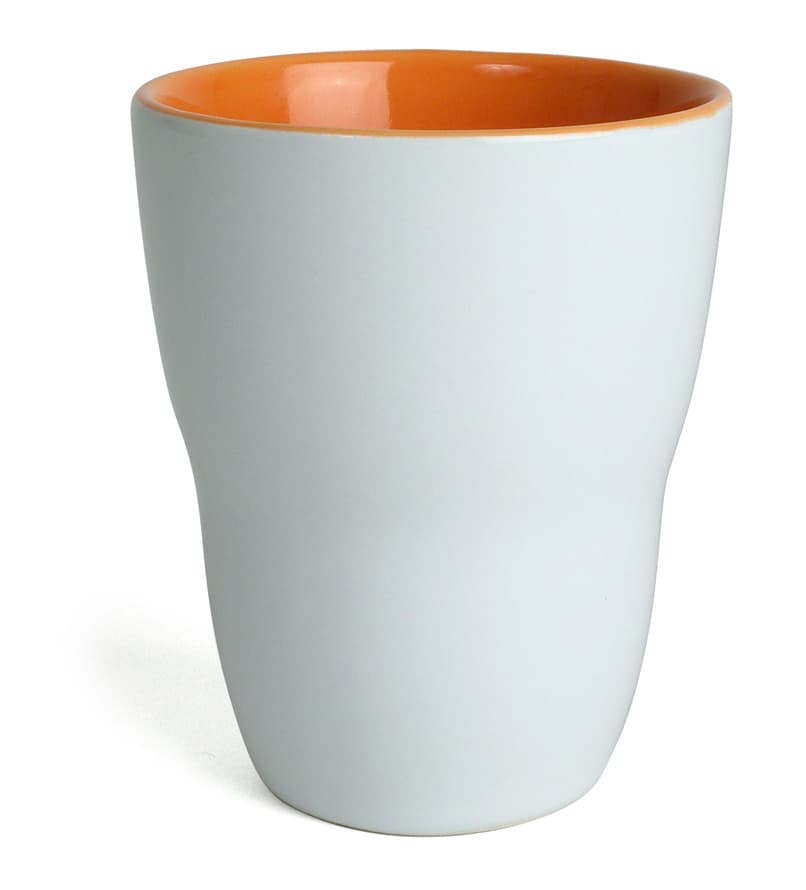 Krus Venus, hvid/orange