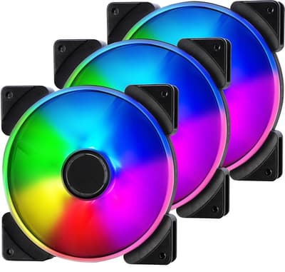 Fractal Design Prisma AL-14 ARGB 3-pack Fan - 140 mm - 20 dBA