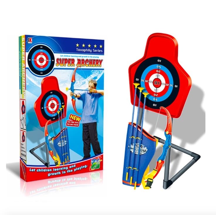 Pilbågeset med måltavla