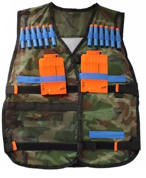 Ammunitionsväst till Nerf, Kamouflagegrön