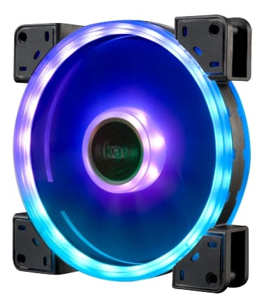 Akasa Vegas TL, RGB LED chassifläkt 140mm