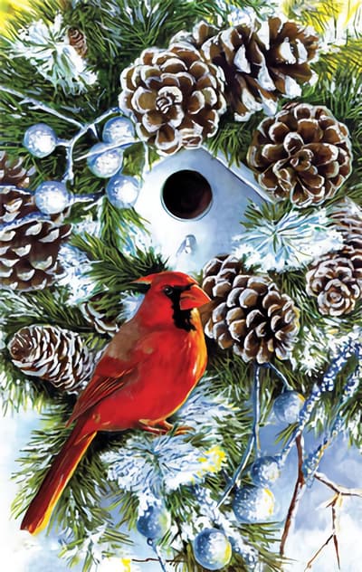 Timantti Maalaus 5D DIY timantti maalaus Christmas Joulukalenteri joulun Poins Stil.30 * 40cm