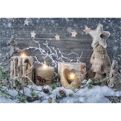 Diamantmaleri 5D DIY diamantmaleri Julejulekalender Julepynt størrelse 30 * 40cm