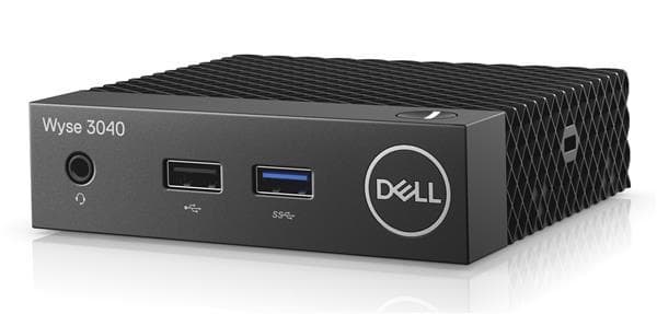 Dell Wyse 3040 - Tunn klient - DTS - 1 x Atom x5 Z8350 / 1.44 GHz - RAM 2 GB - flash - eMMC 8 GB - HD Graphics 400 - GigE - Wyse Thin OS - skärm: ingen - BTS - med 3 Years Dell Collect and Return Service