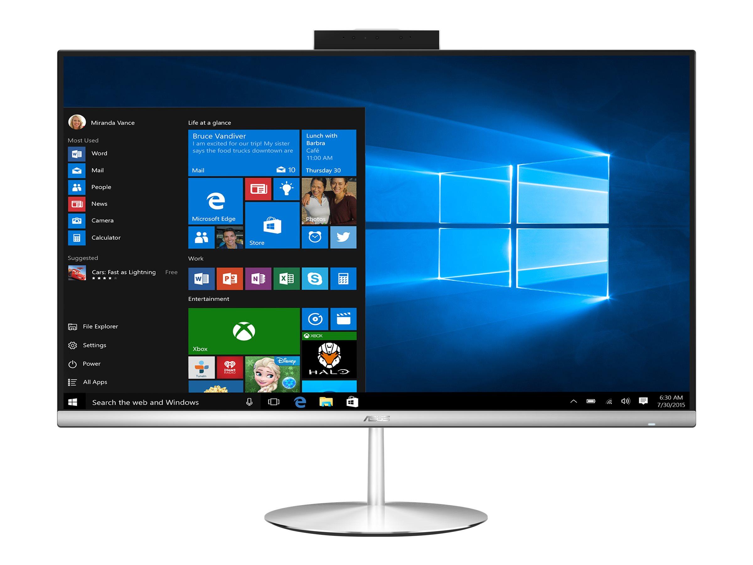 Asus AIO 23,8" ZN242GDT-CA028T FHD Non Glare Touch-i5-8300H-GTX1050-8GB-256GB SSD + 1TB- Win64