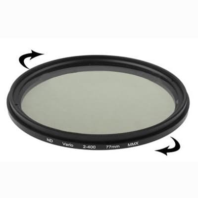 77 mm ND-Filter variabelt mellan 2-400