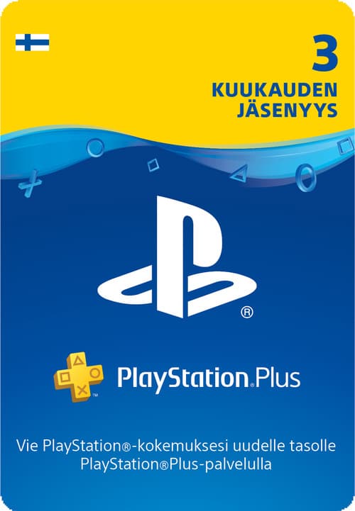 PlayStation® Plus: 3 Kuukauden Jäsenyys (Finland)