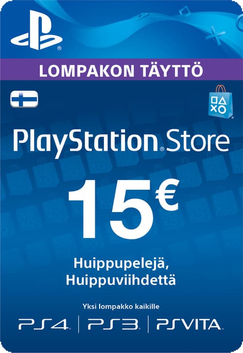 Wallet Top-up: 15 EUR (FI)