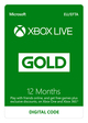 Xbox LIVE Prepaid 12 Month Gold MembershipCard - Xbox One Download