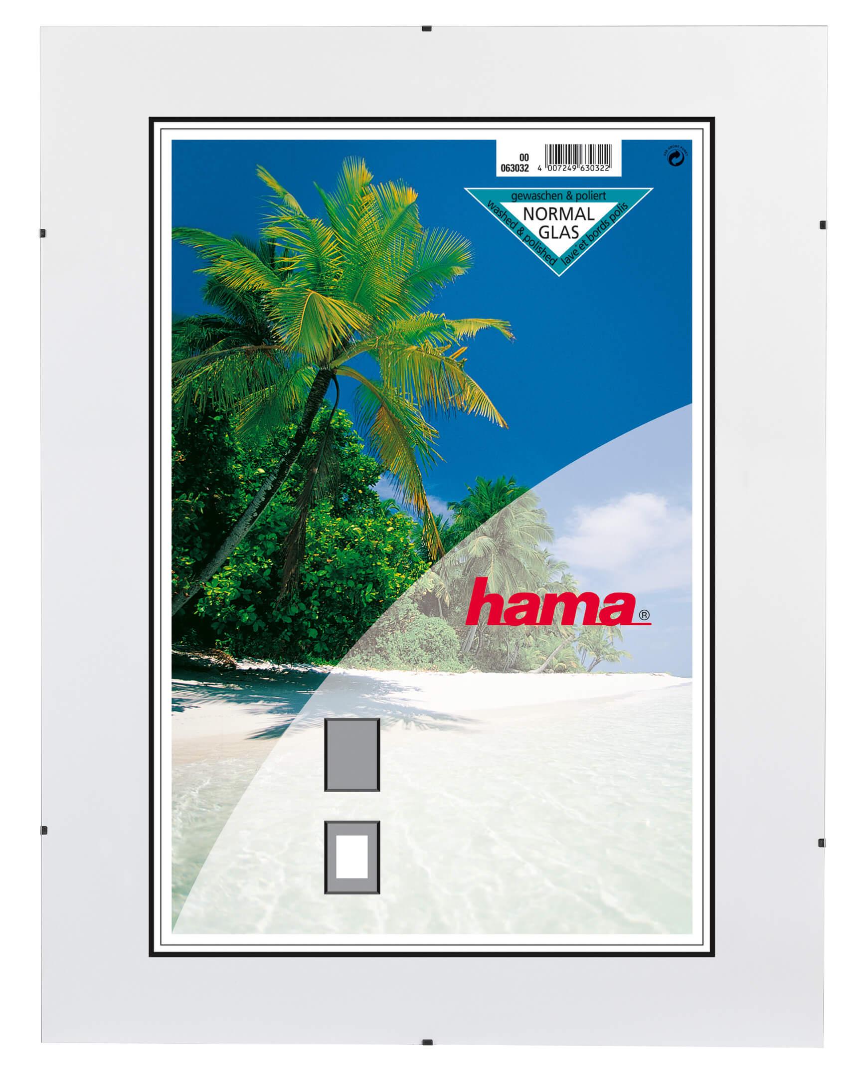HAMA Ramme Clip-Fix Normalglas 30x45