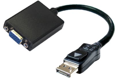 ACCELL DisplayPort til VGA-adapter, 20-pin han - 15-pin hun, 0,17m, so