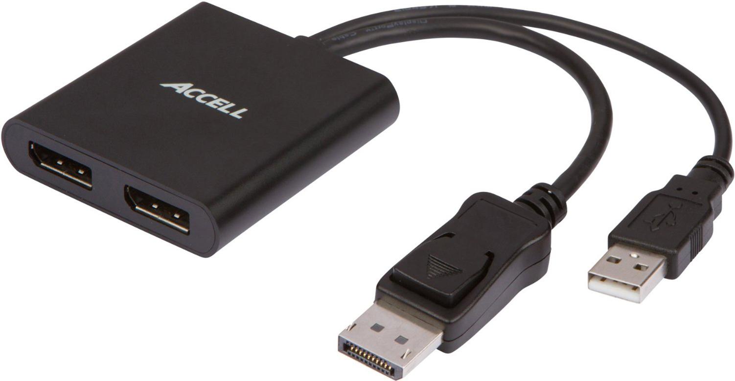 DisplayPort 1.2 to 2 DisplayPort Multi-Display MST Hub