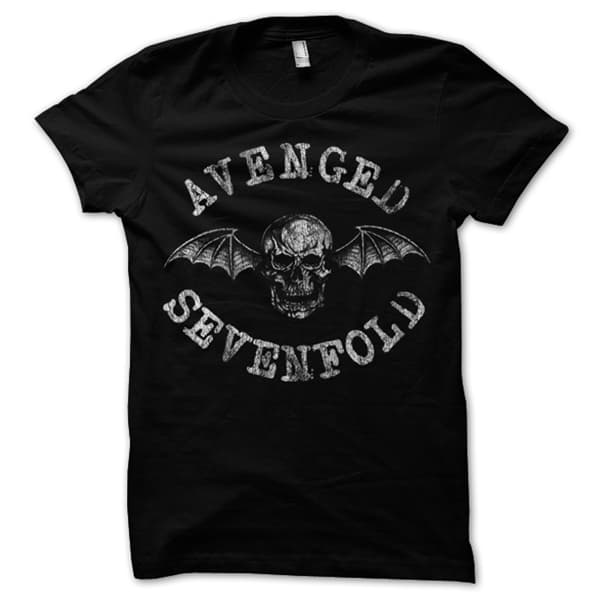Avenged Sevenfold - T-shirt, Death Bat Black Medium