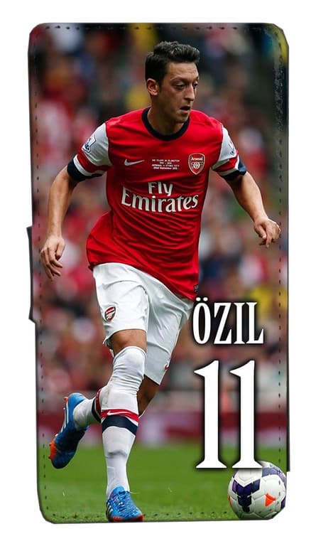Samsung S8 Özil Arsenal Plånbok fodral med bild skal