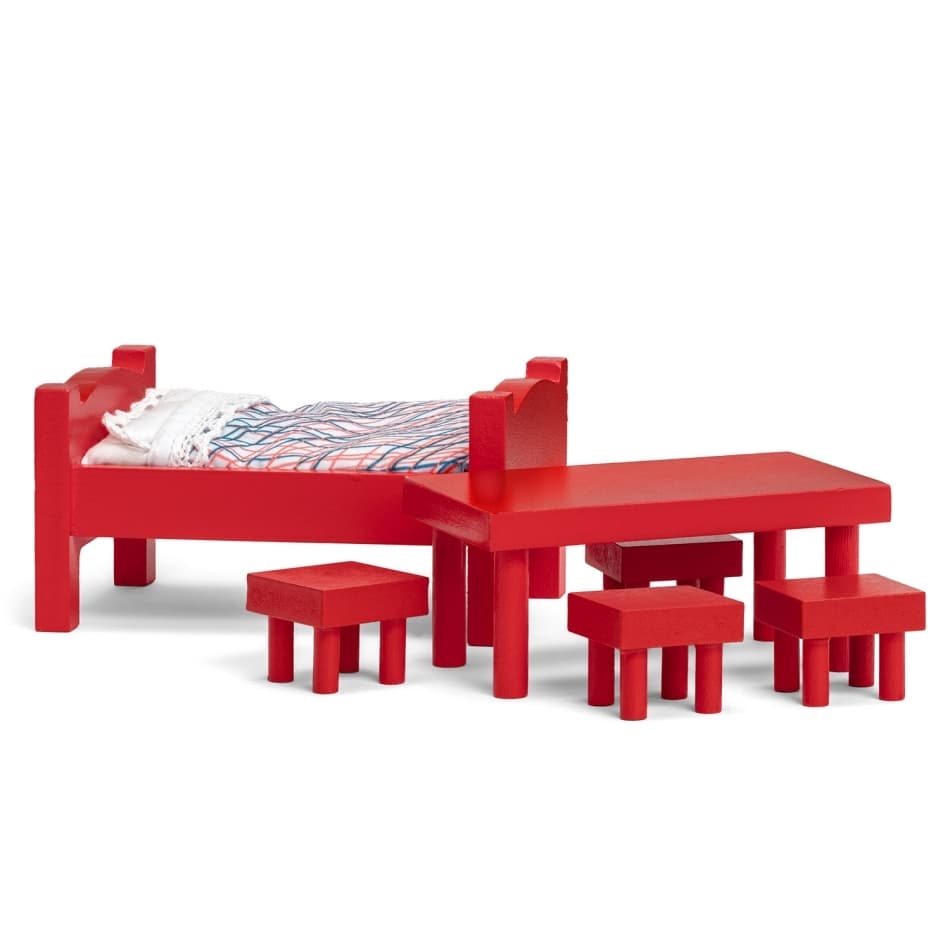 Pippi Möbelset Säng + Bord