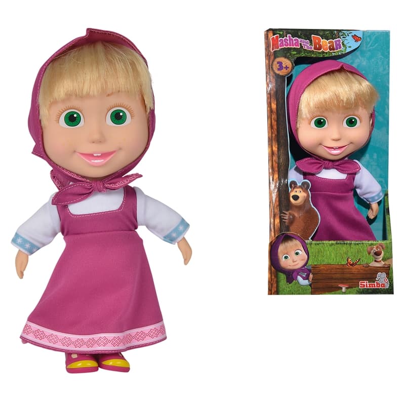 Masha och Björnen Masha Mjuk Docka 23cm