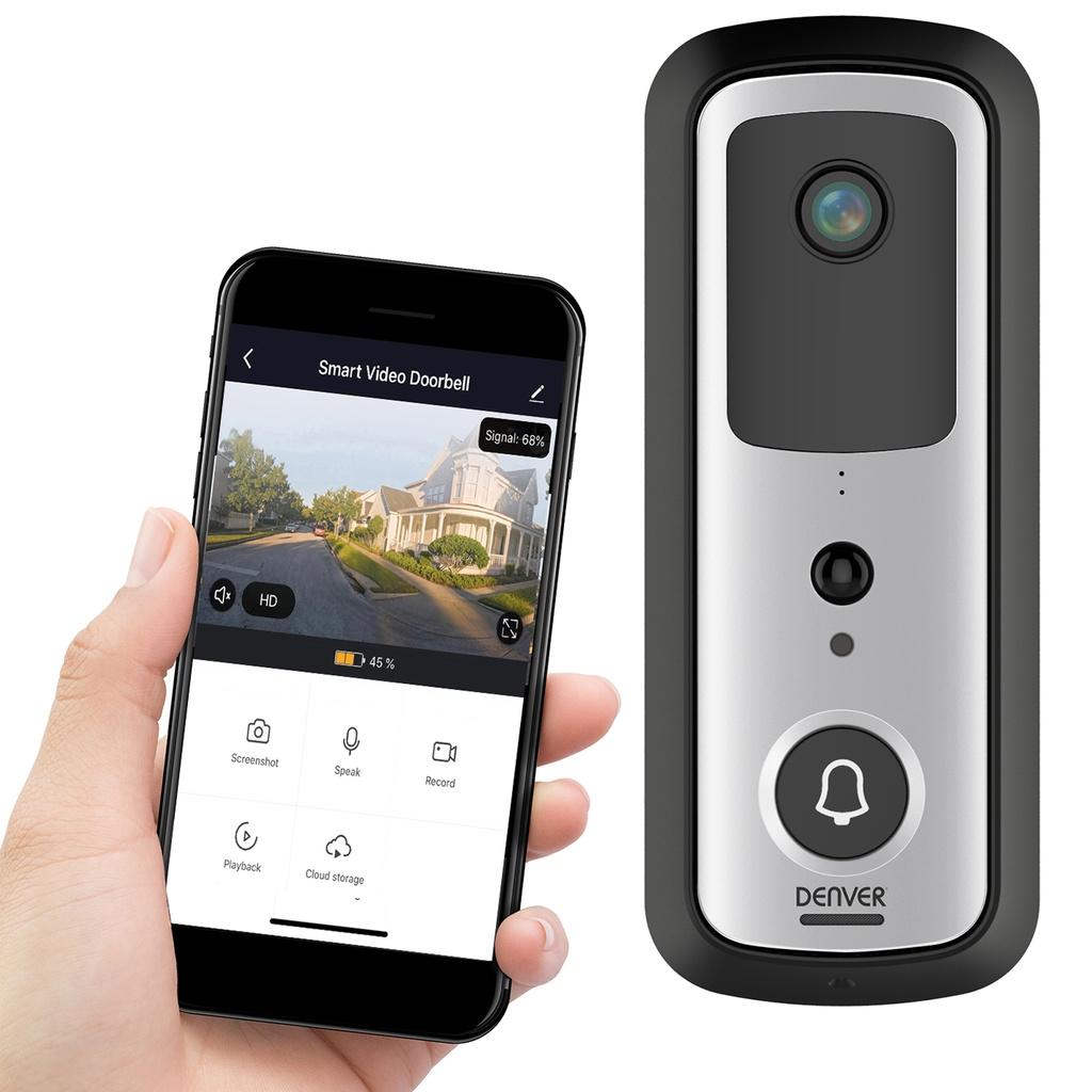 Denver SMART Video dörr-klocka Wifi Tuya kompatibel