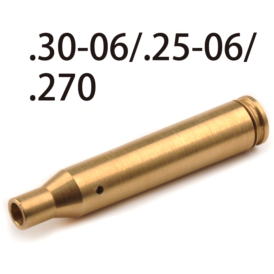 30.06 / 2506 / 270WIN Brass Red Laser Cartridge Bore Sighter Boresight