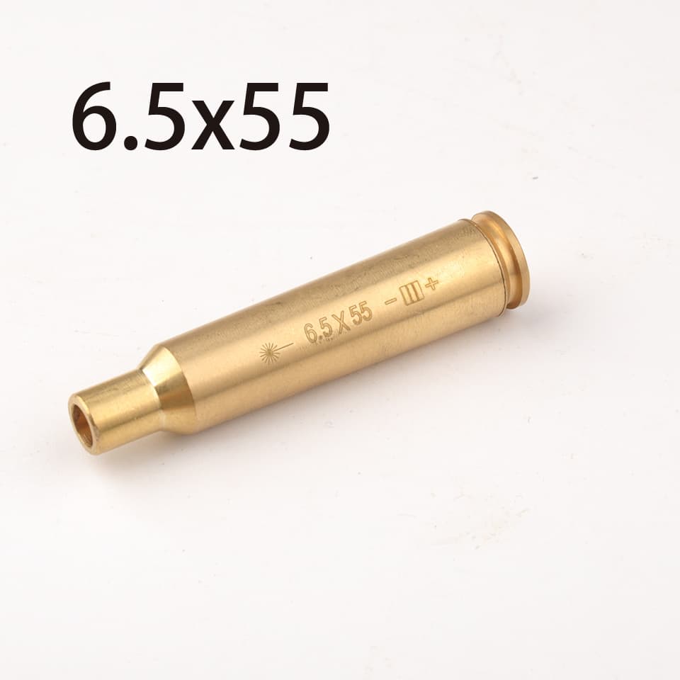 6,5 X 55 Brass Red Laser Cartridge Bore Sighter Boresight Scope