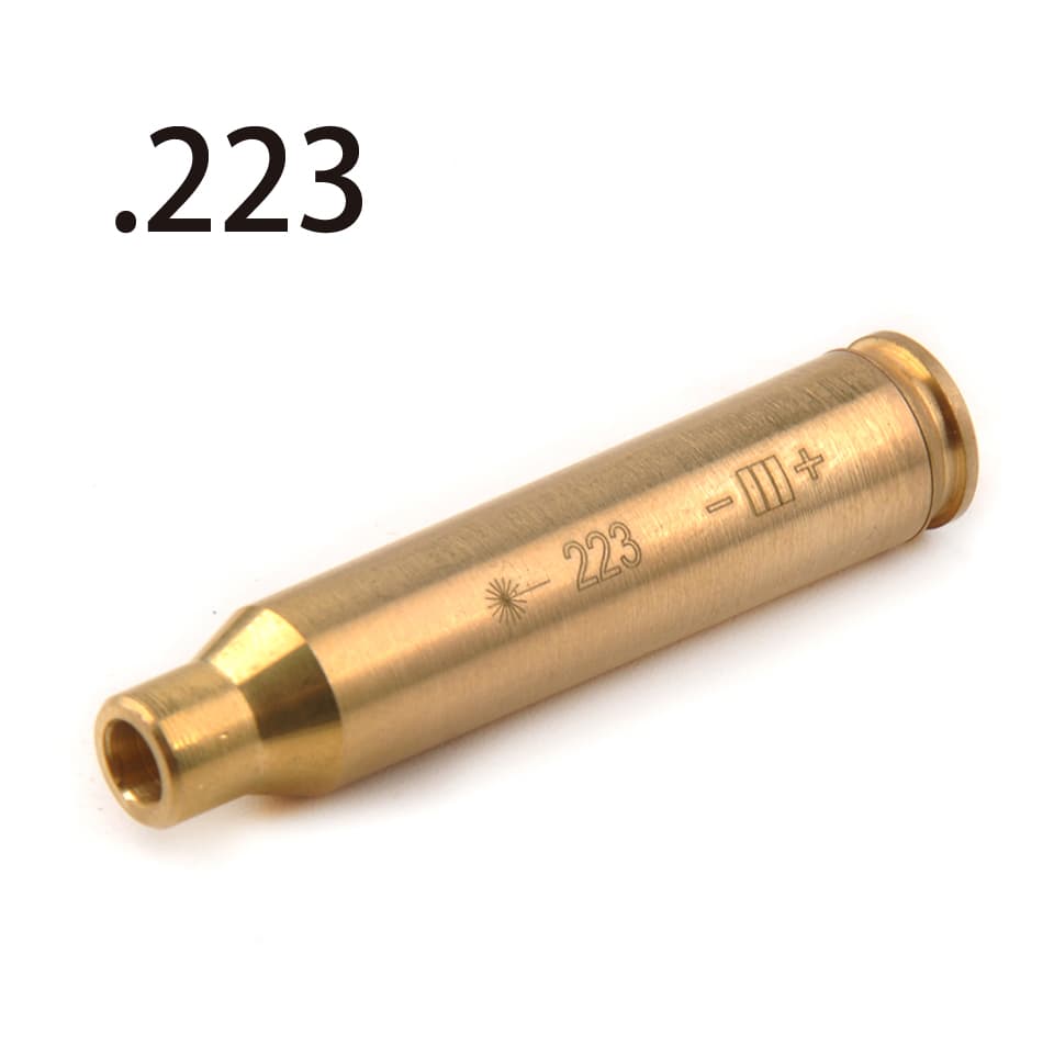 223 Brass Red Laser Cartridge Bore Sighter Boresight Scope