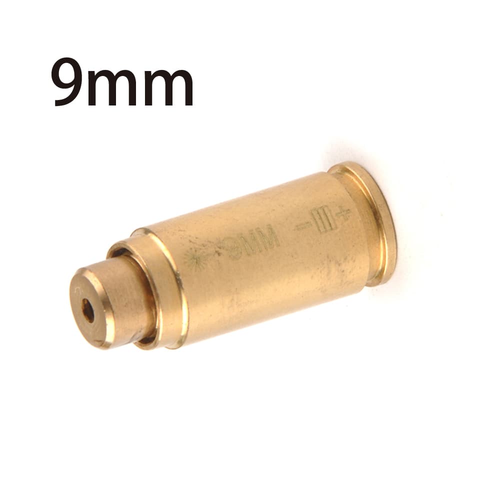 9mm Brass Red Laser Cartridge Bore Sighter Boresight Scope