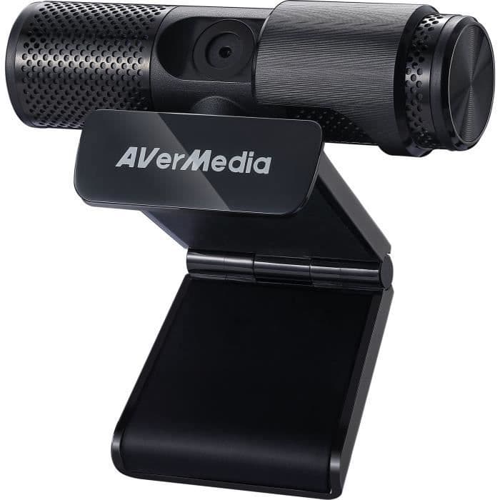 AVerMedia Live Streamer CAM 313 (PW313) - Webcam til YouTubers og streamere - Optag i Full HD 1080p30 / Plug and Play / Focu