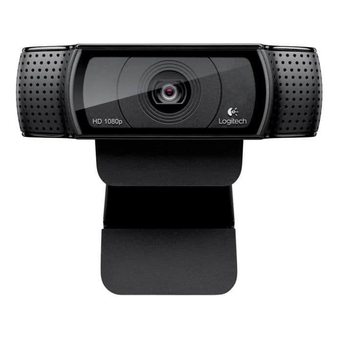 LOGITECH Webcam HD Pro C920 Refresh - Inbyggd mikrofon - Ideal FaceTime och Skype