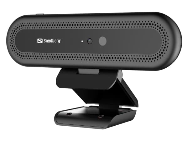 Sandberg Face Recognition Webcam 1080P, 2 MP, 1920 x 1080 pixlar, 30 fps, 1920x1080@30fps, 1080p, 90°