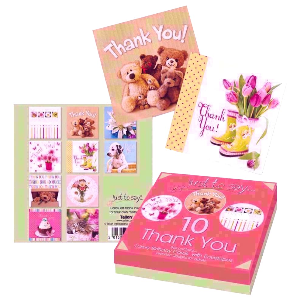 Tallon Luxury Thank You Cards (Pack Of 8)