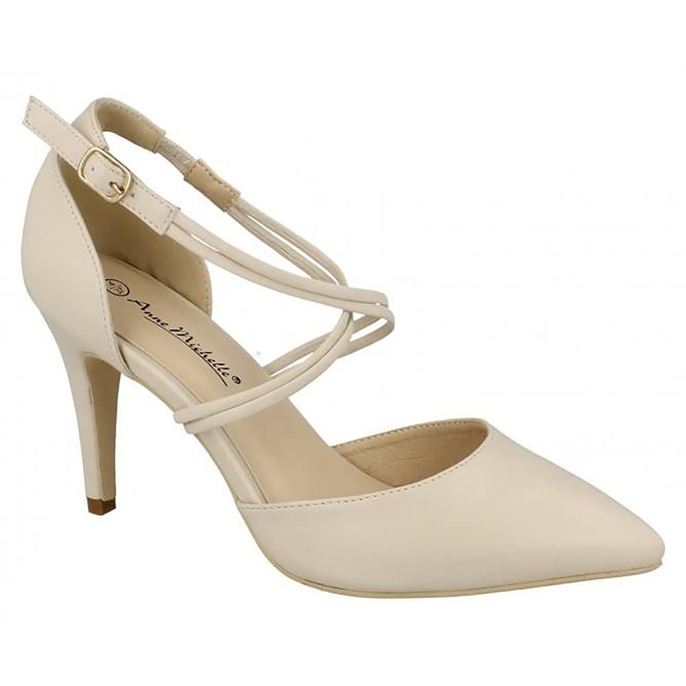 Anne Michelle Womens/Ladies Pointed Toe Court Shoes