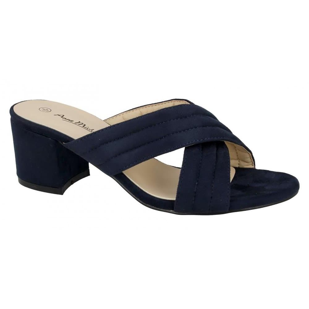 Anne Michelle Dam- / Dam Mid Heel X Strap Vamp Shoes