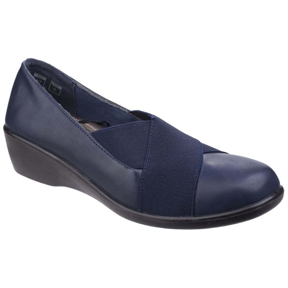 Fleet & Foster Kvinnor / damer Limba Elasticated Wedge Shoes