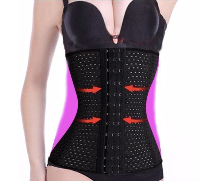 XS - 6XL Elastisk taljetræner Spandex korset slankende diæt korset