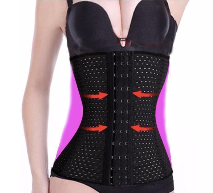 XS - 6XL Elastisk WaistTrainer Spandex Korsett slimmande diet Corset
