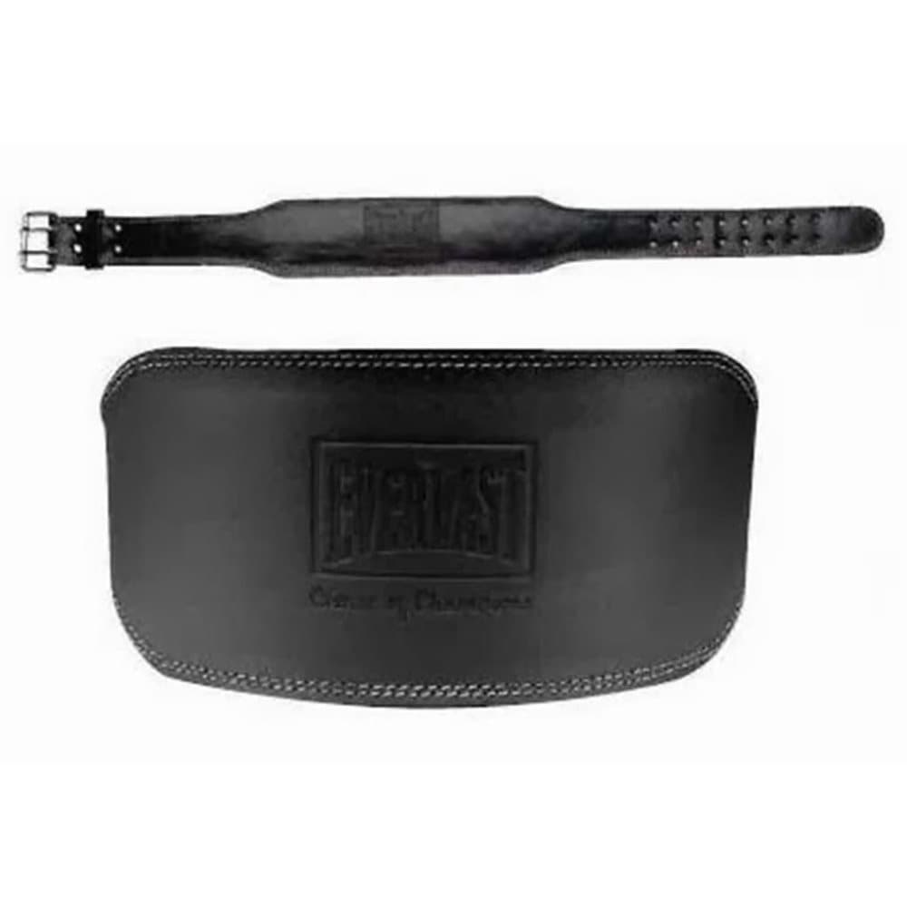 EVERLAST Viktbälte läder 99 cm svart