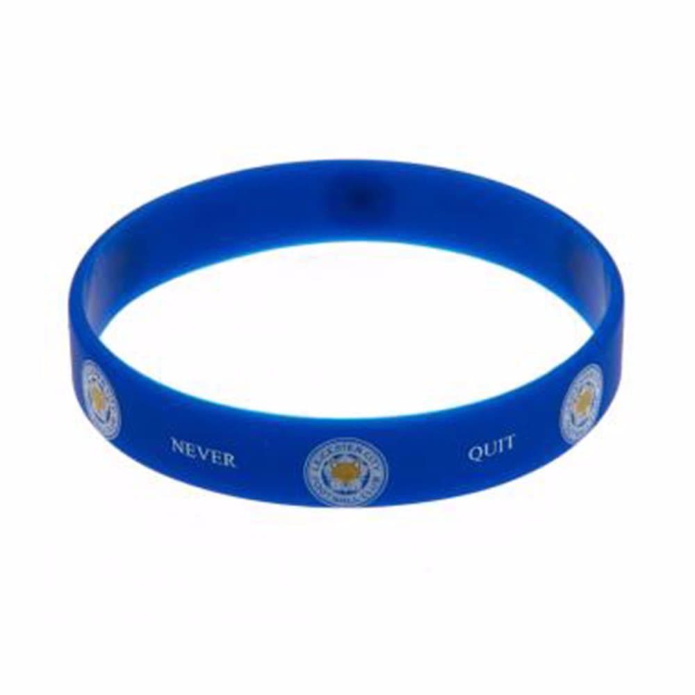 Leicester City FC Official Rubber Foxes Crest Wristband