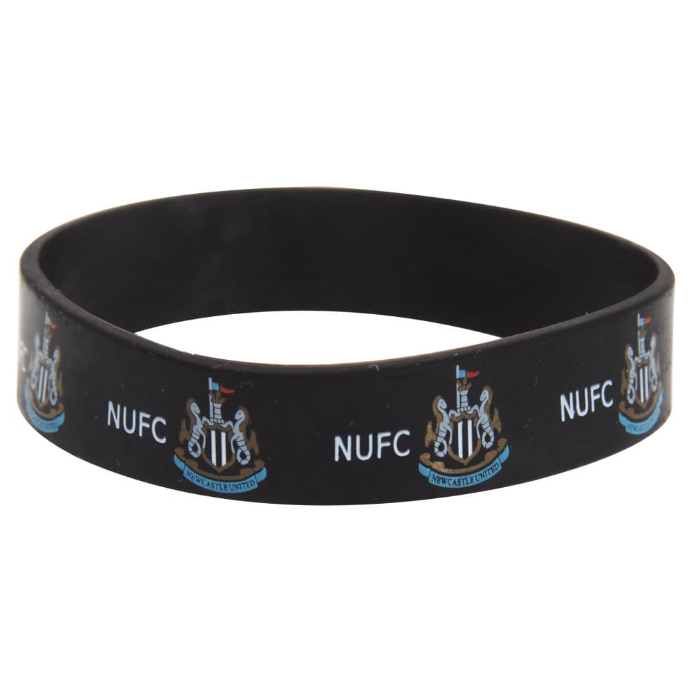 Newcastle United FC Official Single Rubber Football Crest Wristband