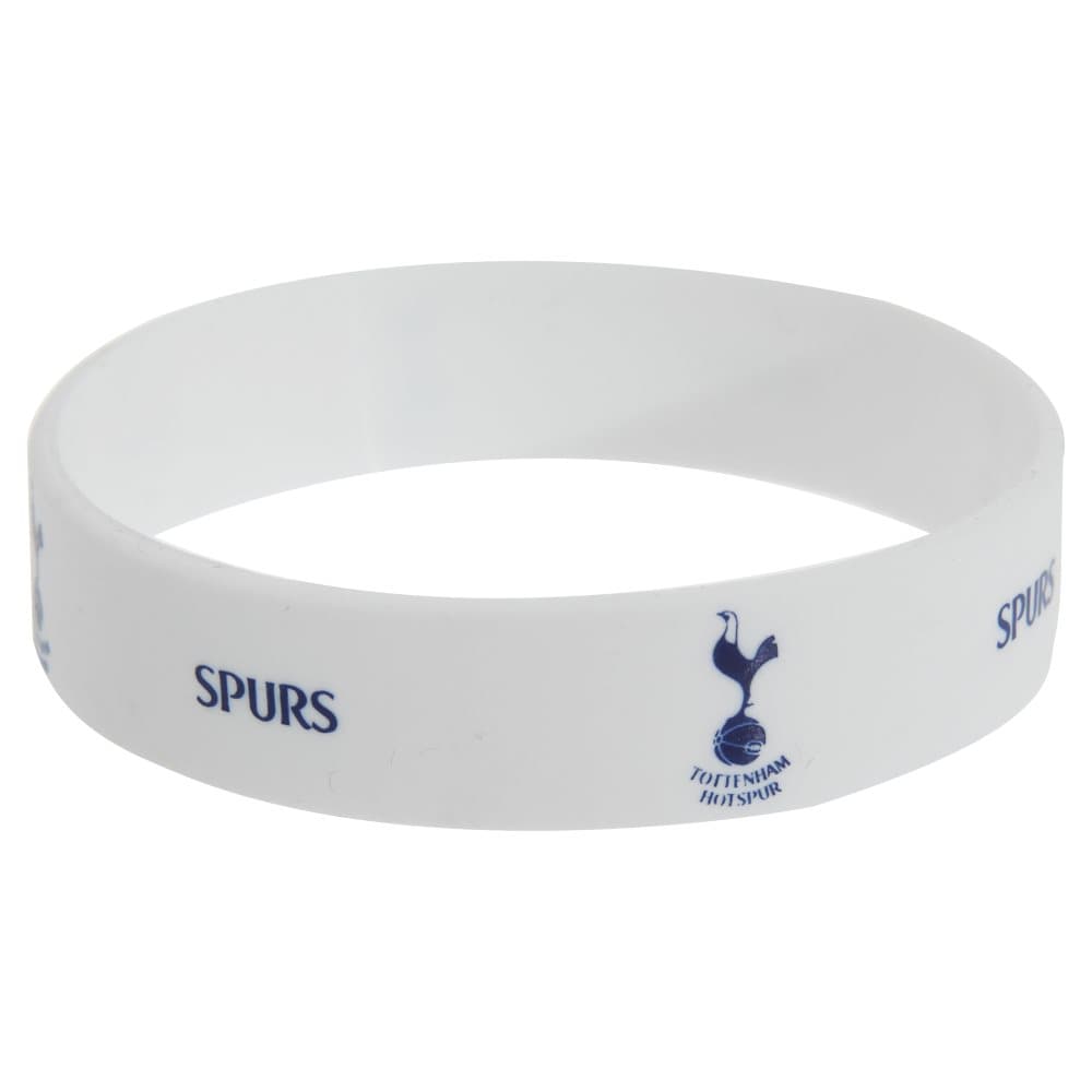 Tottenham Hotspur FC Official Single Rubber Football Crest Wristband