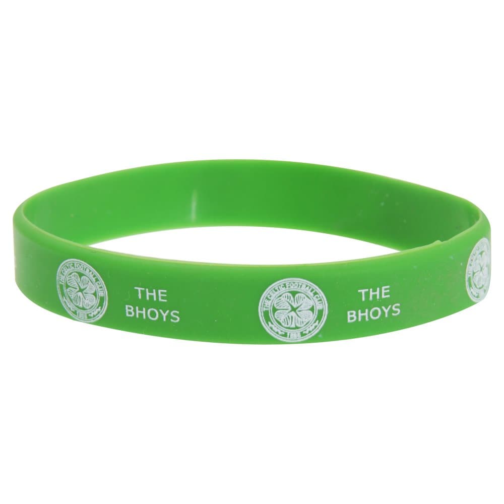 Celtic FC Official Single Rubber Football Crest Wristband