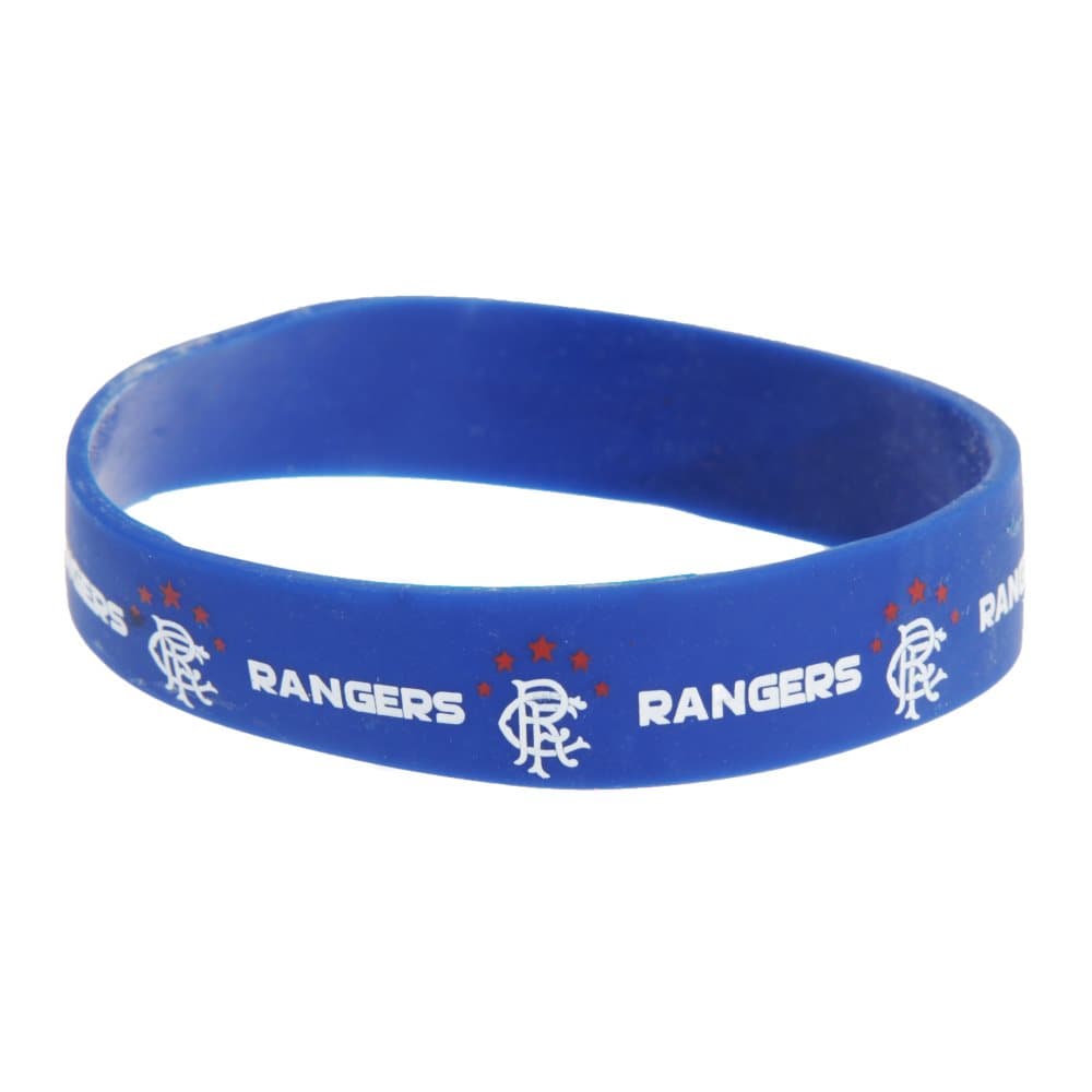 Rangers FC Official Single Rubber Football Crest Wristband