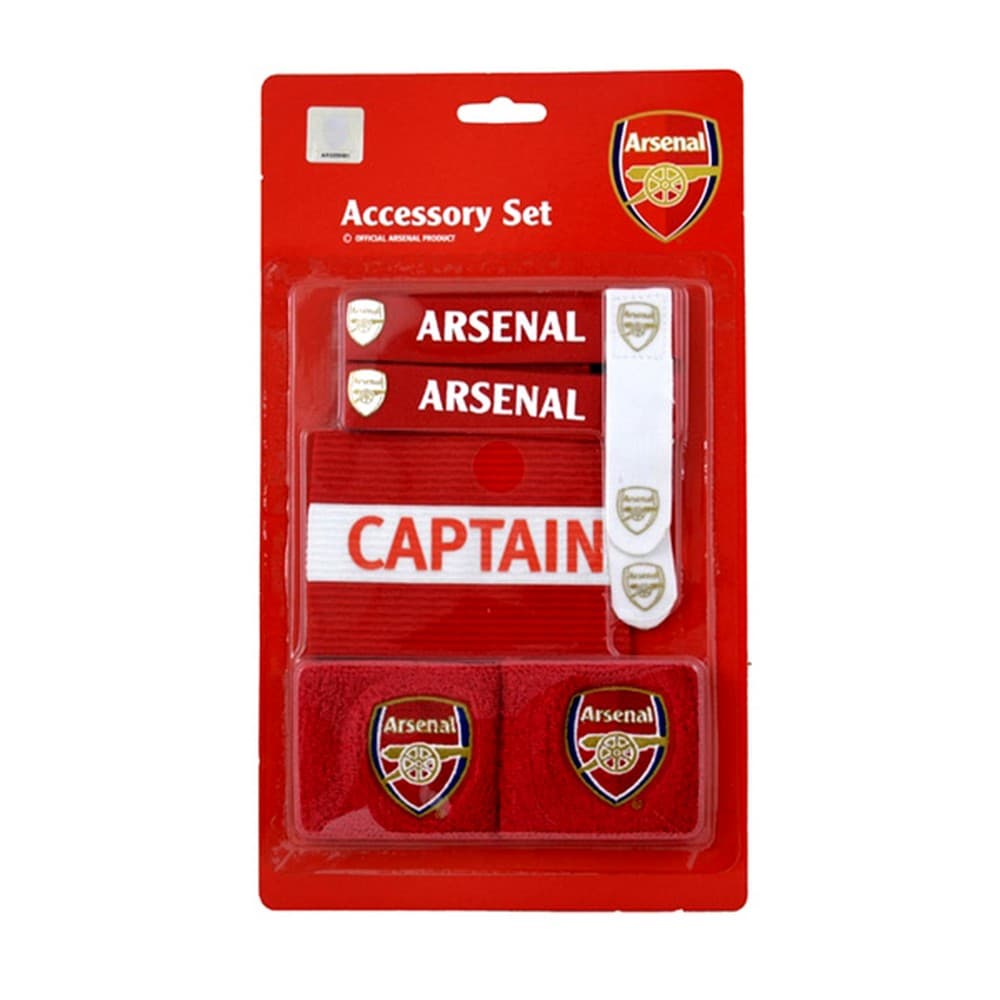 Arsenal FC Official Football Crest Sports Accessory Set