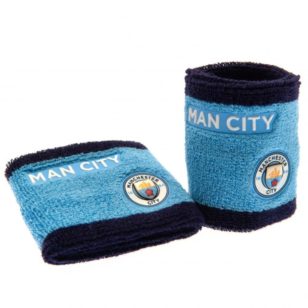 Manchester City FC Wristbands (Set Of 2)