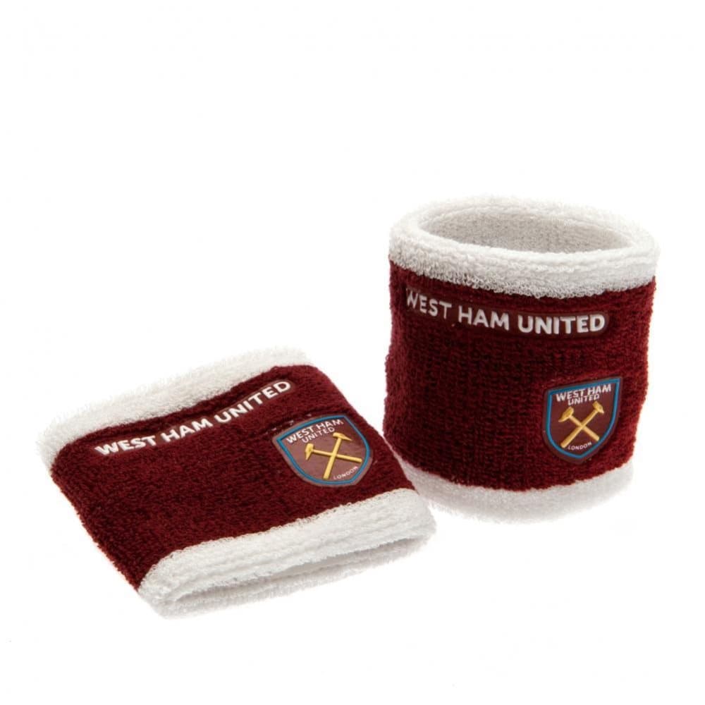 West Ham United FC Official Wristbands (Set Of 2)