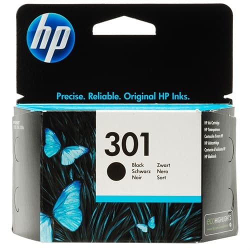 HP 301 svart original blekkpatron