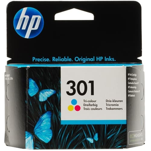 HP 301 trefärgsbläckpatron, original