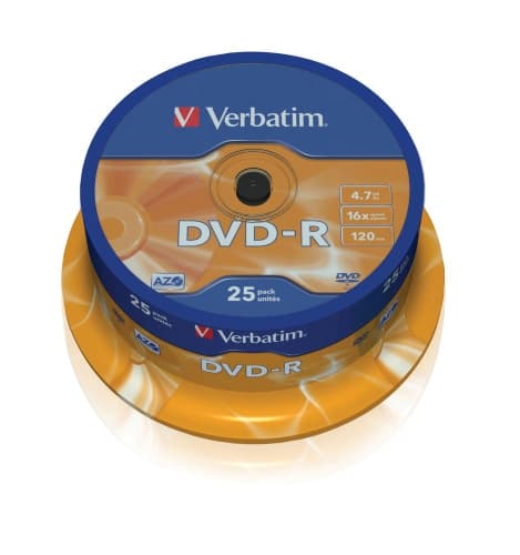 Verbatim DVD-R 4.7GB 16X 25-pack Spindel