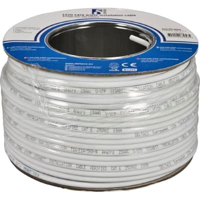Diverse Kbl TP 100m TP-45H VIT/CAT6/UTP/RULLE