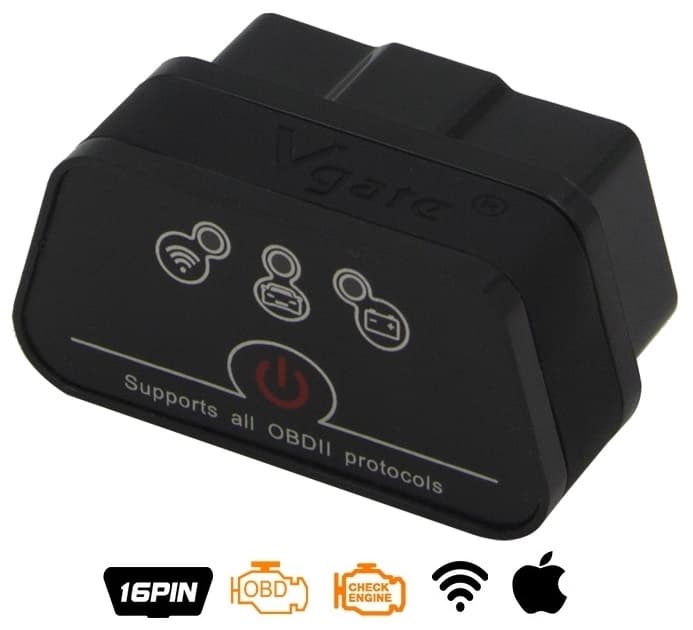 Felkodsläsare Vgate iCar 2 WiFi för iPhone (Svart)