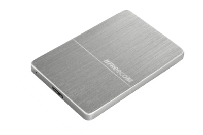Freecom mHDD 1TB External Hard Drive, 5 Gbps, USB 3.0, silver